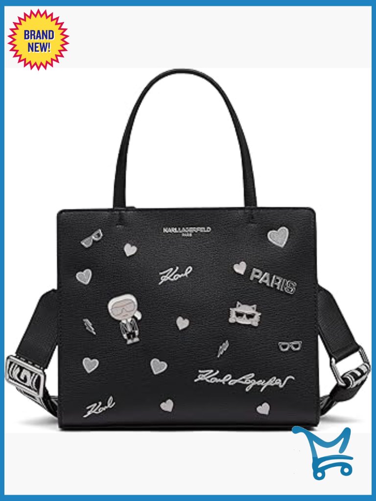 Top Handle Satchel With Adjustable Strap, 3 Compartments, Heavyweight Pvc